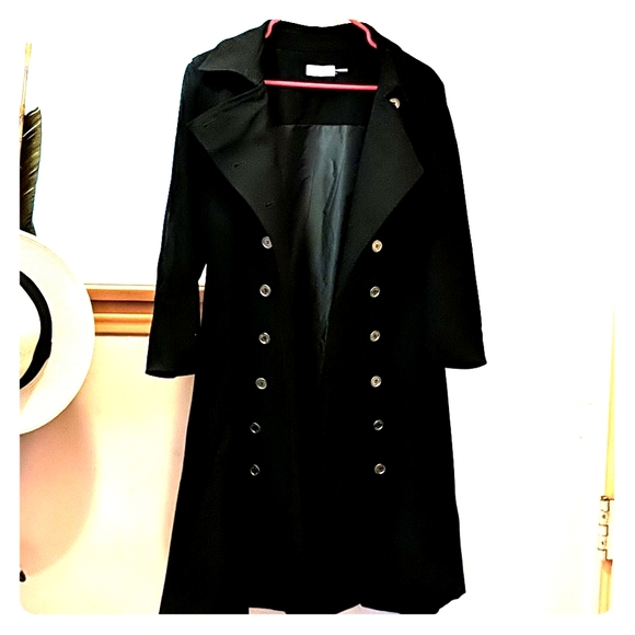 calvin klein military coat dress
